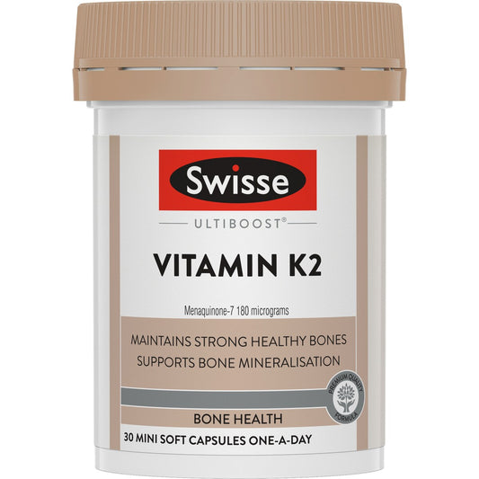 Swisse Ultiboost Vitamin K2 Capsules 30 pack