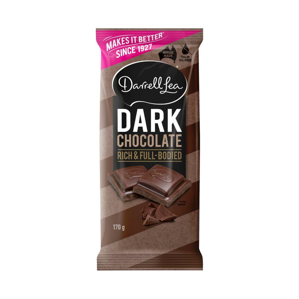 Darrell Lea Dark Chocolate Rich And Full Bodied Block - 170g