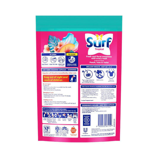 Surf Laundry Capsules Tropical 30 Washes - 30 pack