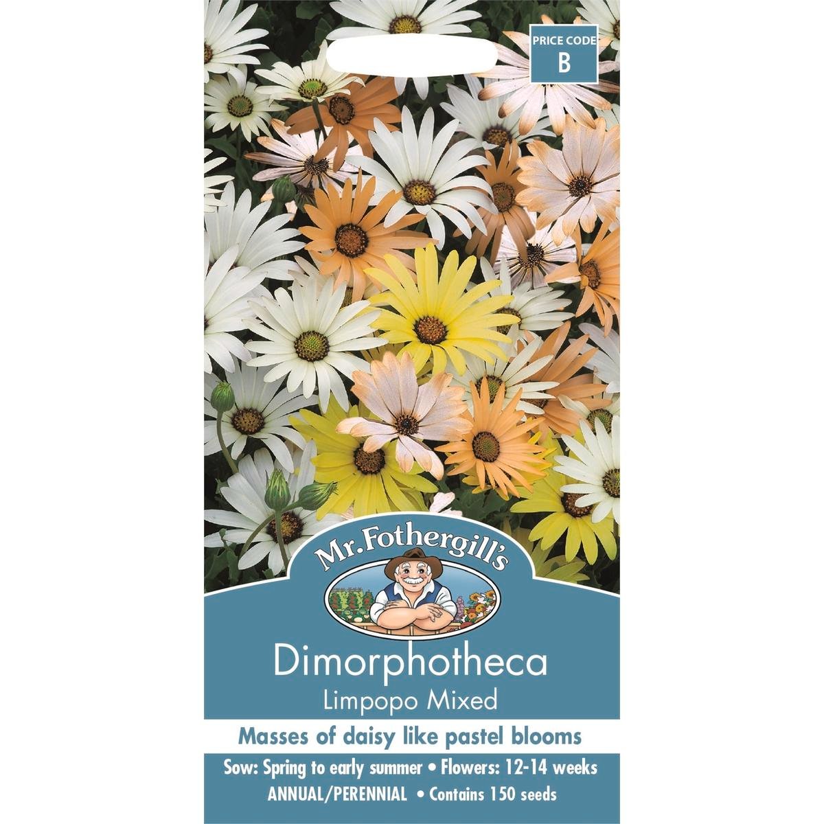 Mr Fothergill Dimorphotheca Limpopo Mixed Seeds 45cm Drought Tolerant