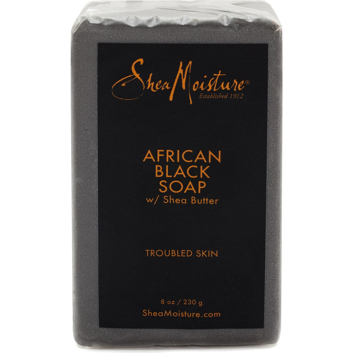 Shea Moisture African Black Soap Bar With Shea Butter Each