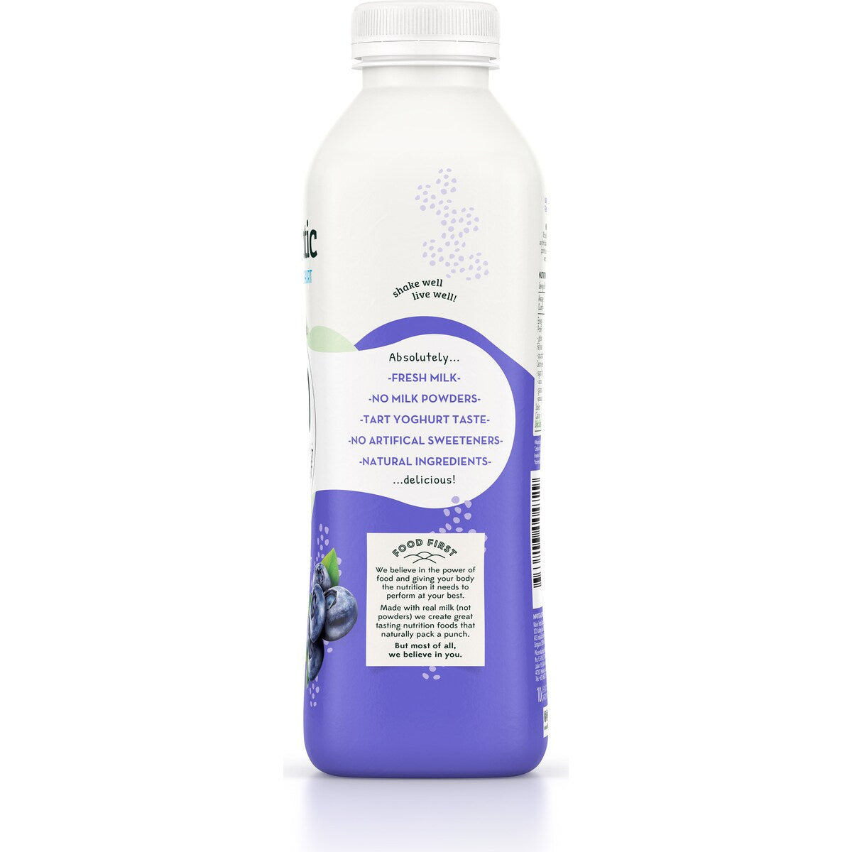 Rokeby Probiotic Filmjolk Yoghurt Blueberry 750g