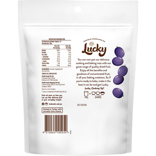 Lucky Currants 400g