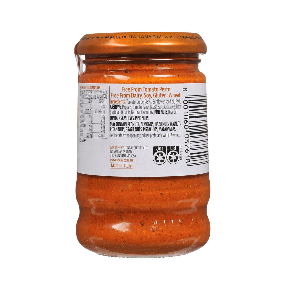 Saa Tomato Pesto Free From - 190g