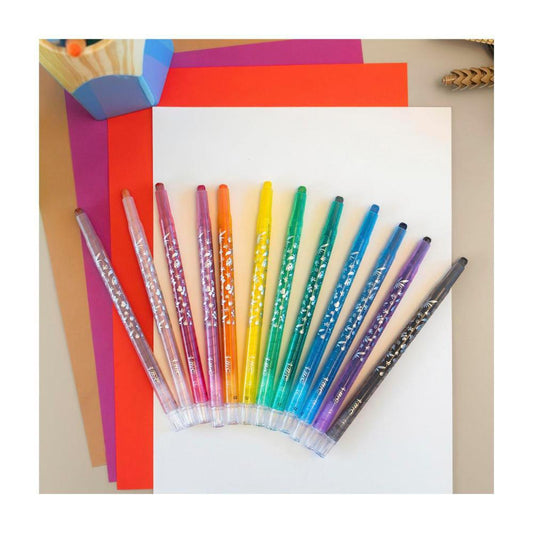 Bic Kids Turn & Colour Crayons - 12 Pack
