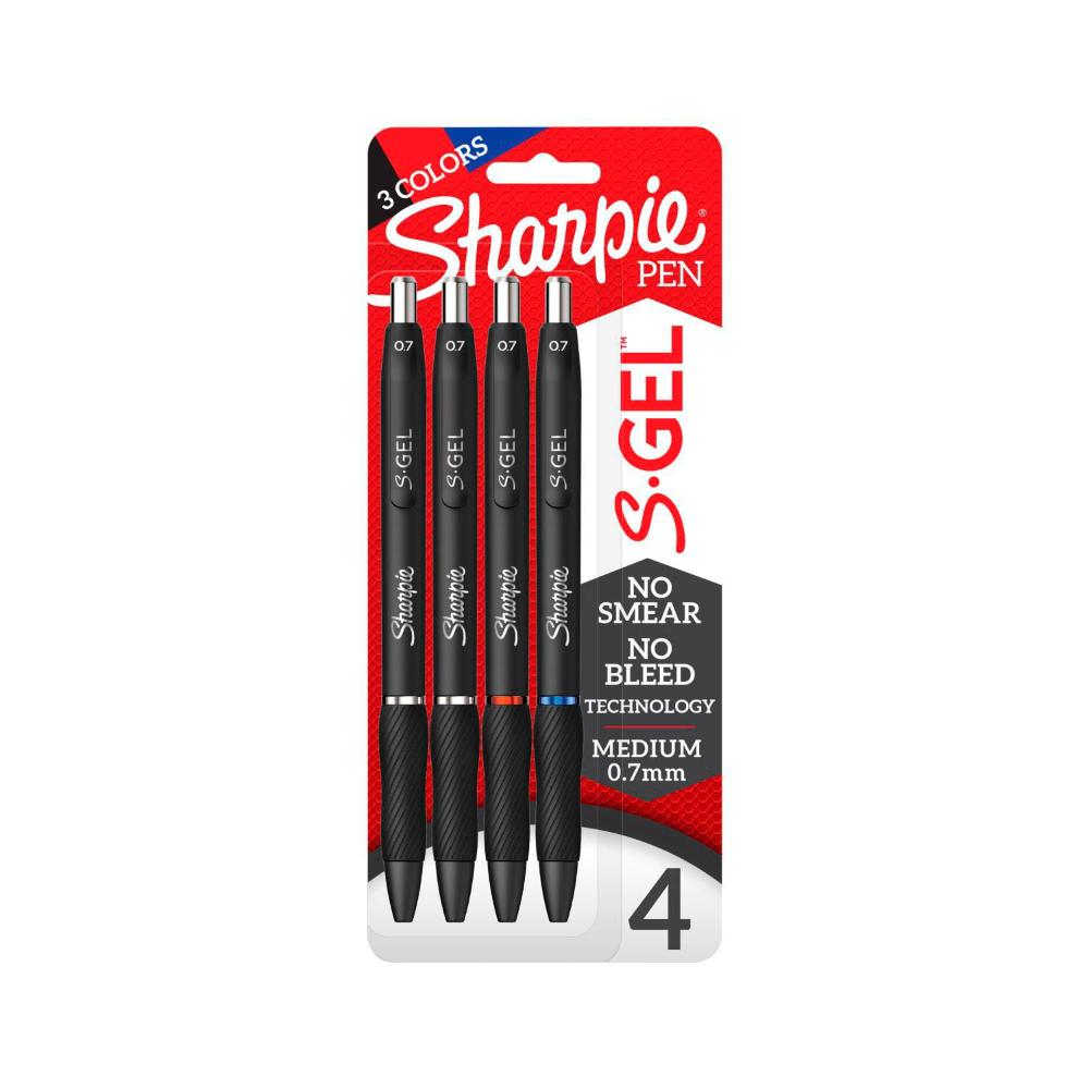 Sharpie S- Gel Pens Assorted - 4 Pack