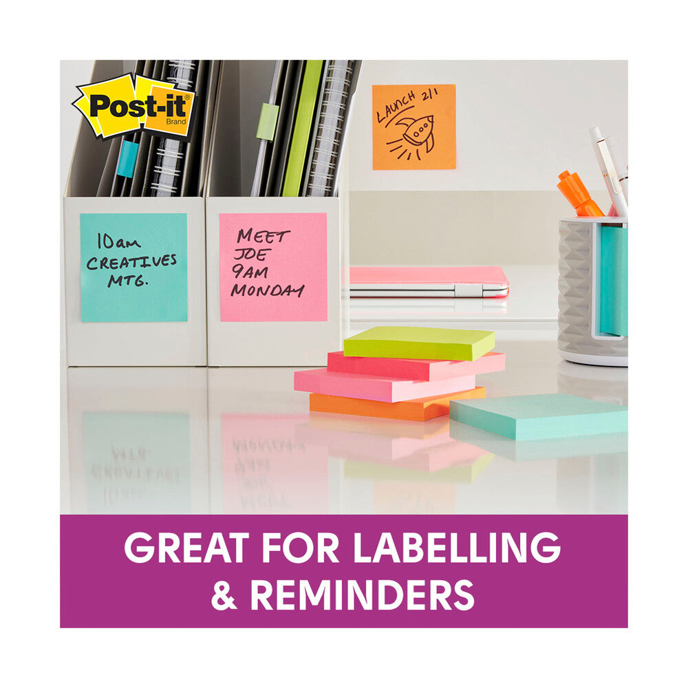 Post-it Super Sticky Notes Miami - 3 Pack