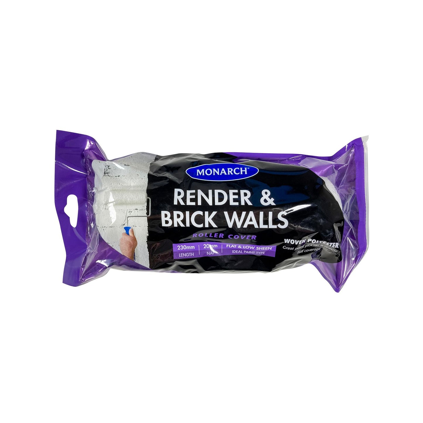 Monarch Woven Polyester Roller Cover - 230mm - 20mm