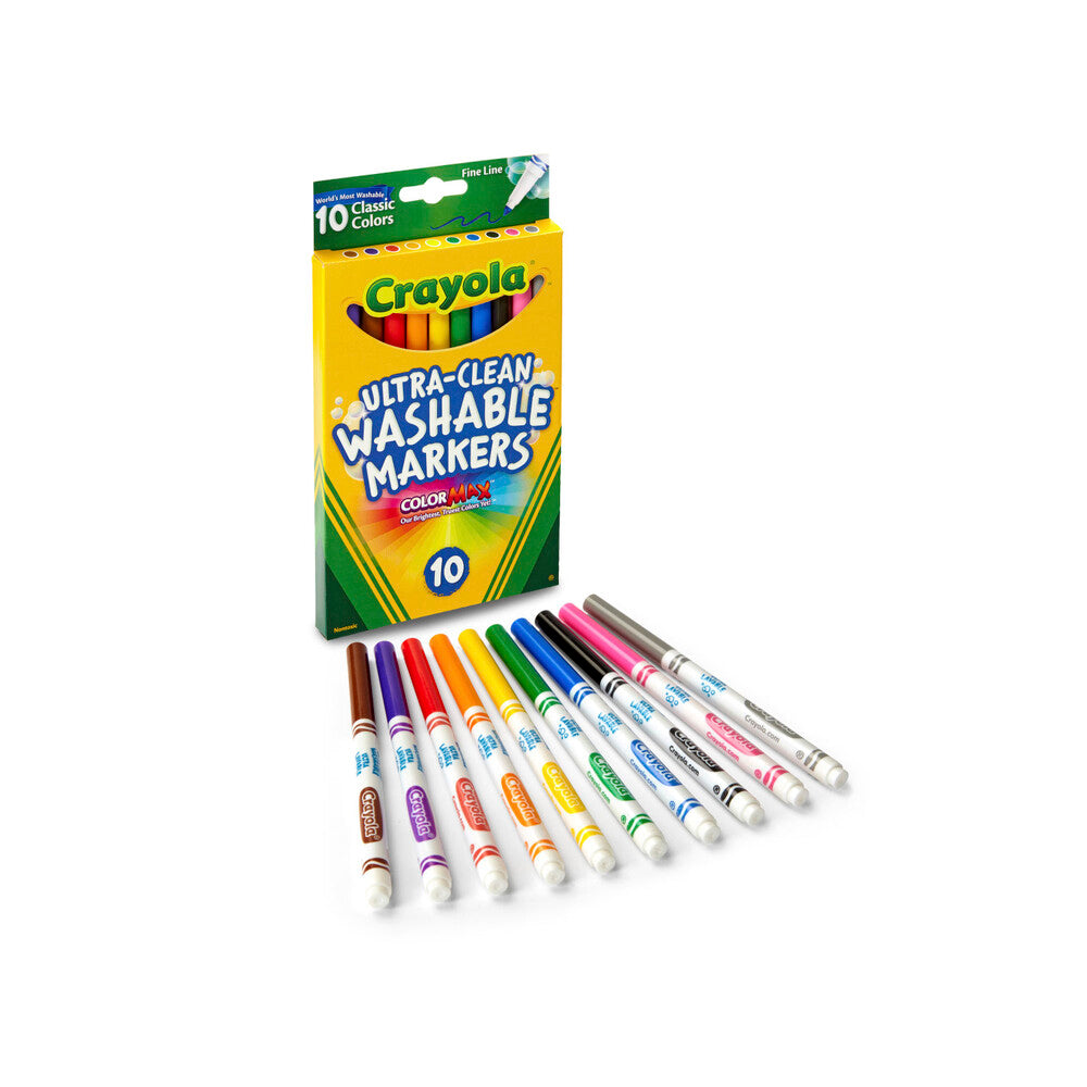Crayola Ultra ean Fineline Markers - 10 Pack