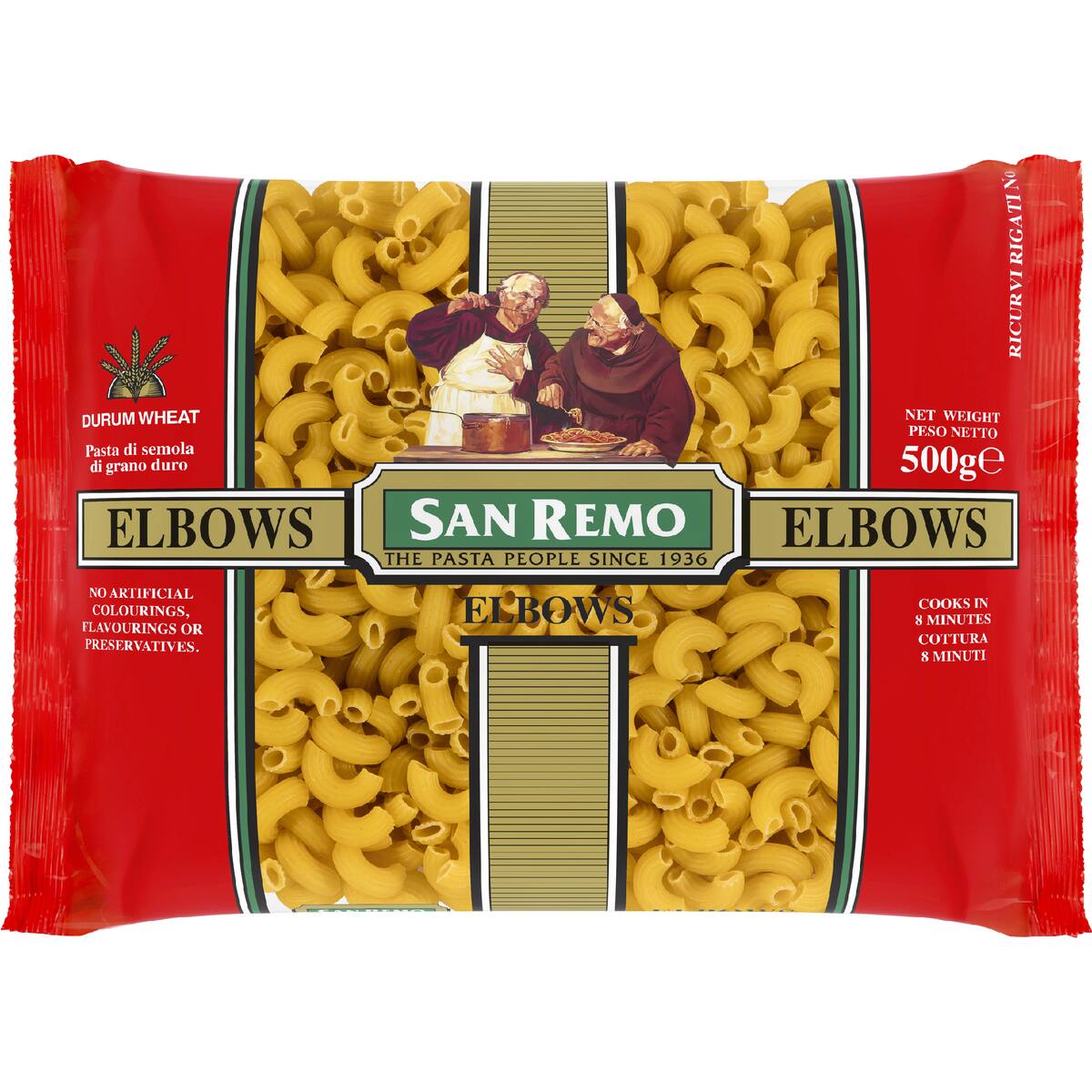 San Remo Elbows Pasta No 35 500g