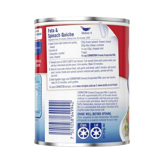 Nestle Carnation Full Cream Evaporated Milk - 340mL