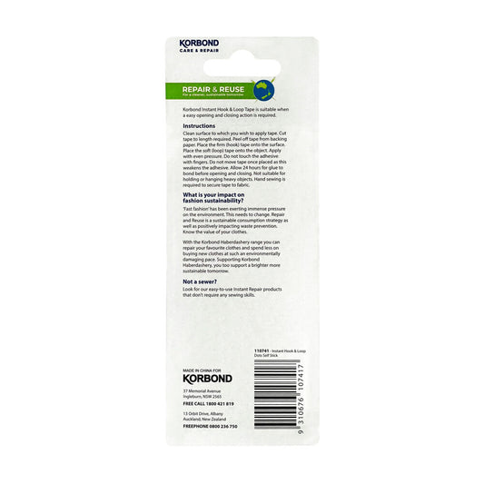 Korbond Hook & Loop Dots Self Stick - 40 pack