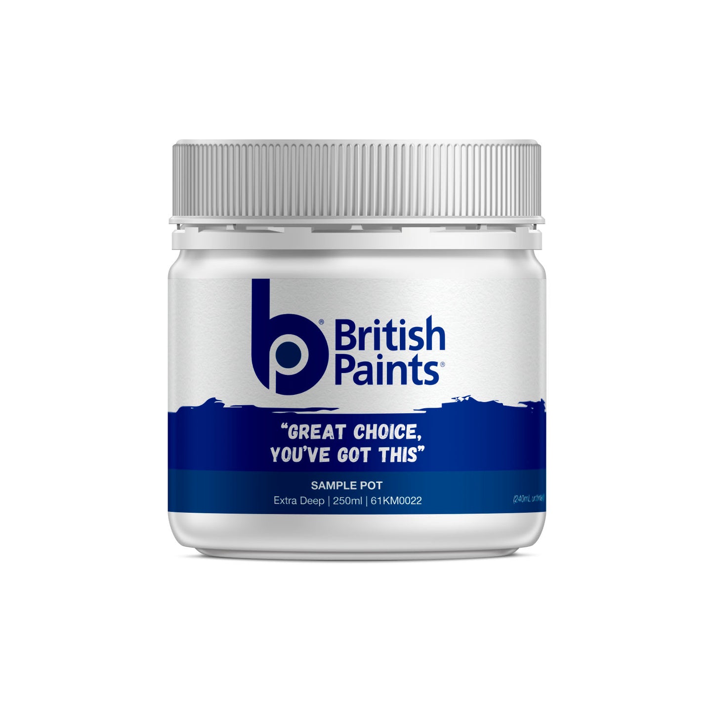 British Paints Extra Deep Sample Pot - 250ml