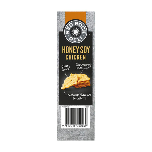 Red Rock Deli Honey Soy Chicken Deli Style Crackers - 135g