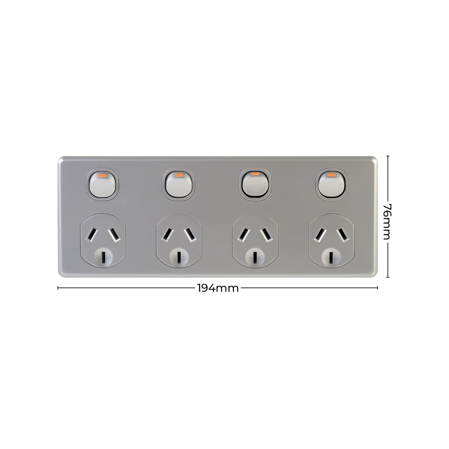Deta Silver Four Outlet Power Point