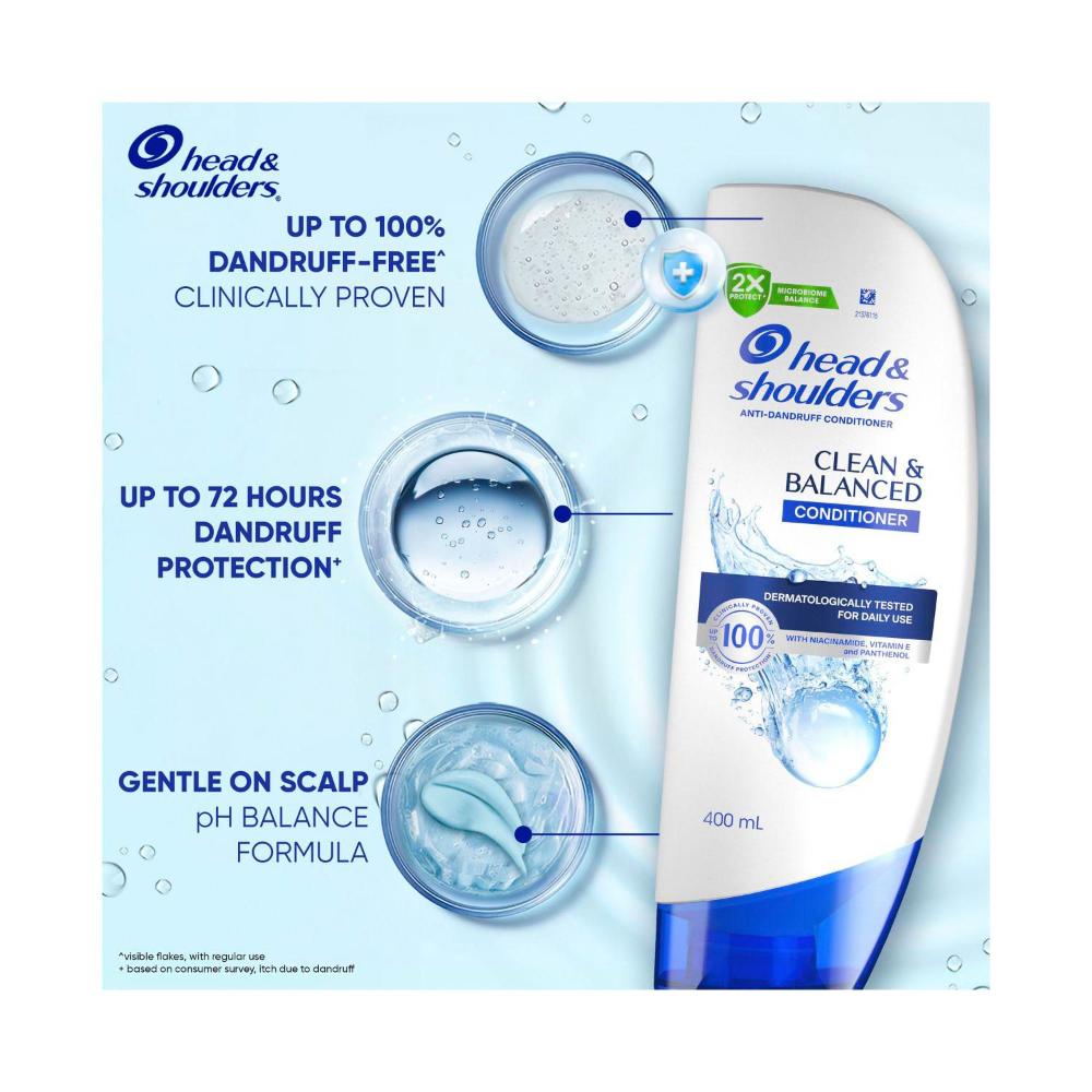 Head & Shoulders Conditioner ean Balanced - 400mL