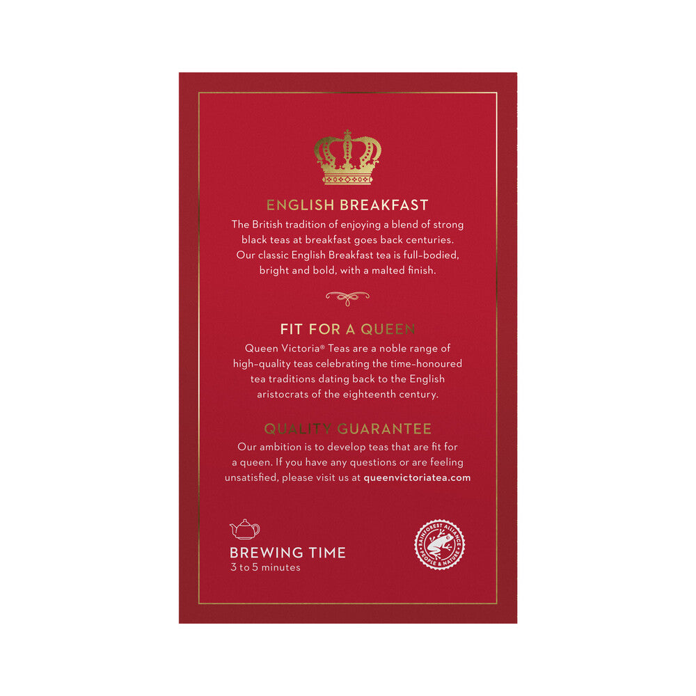Queen Victoria English Breakfast Tea Bags - 50 pack