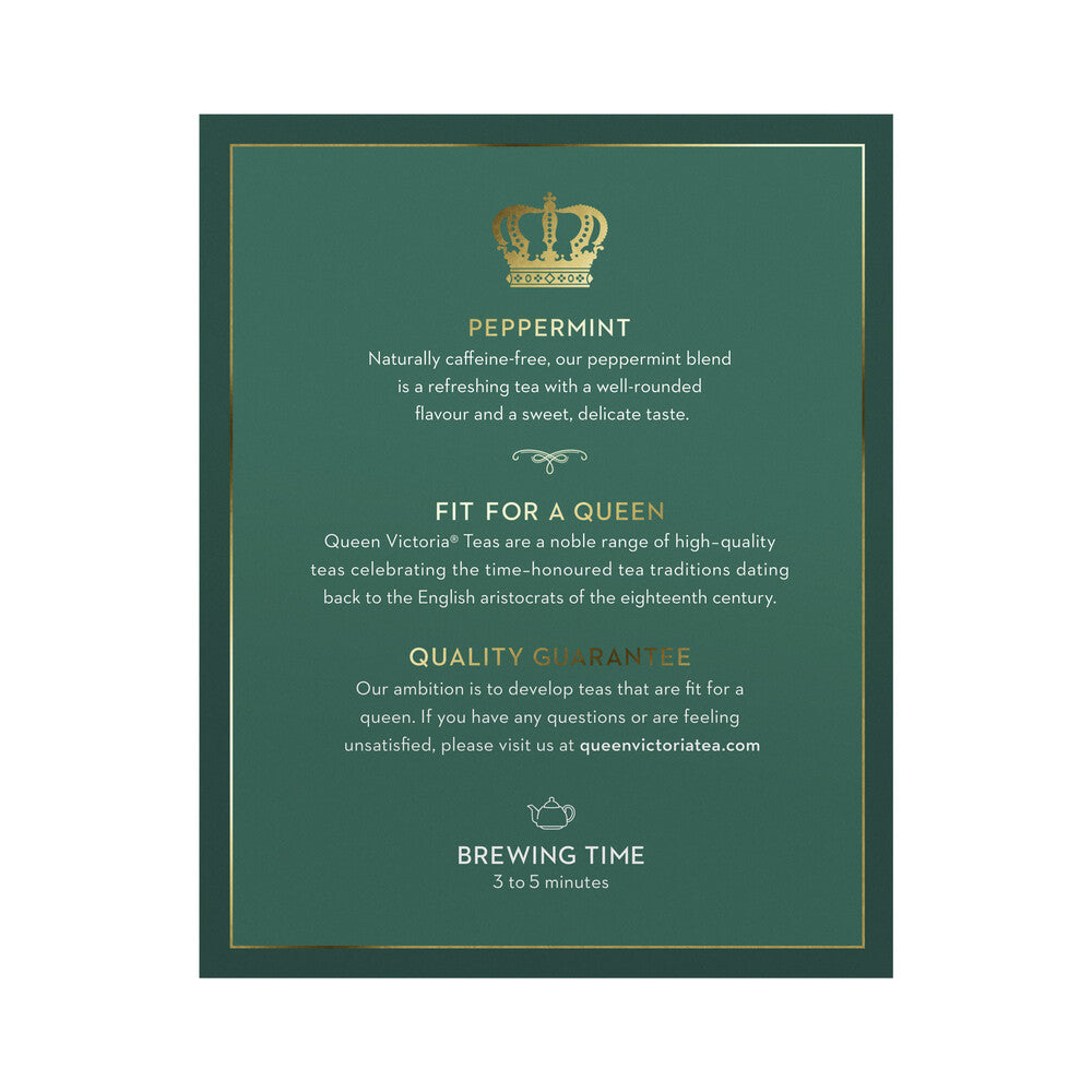 Queen Victoria Peppermint Tea Bags - 100 pack