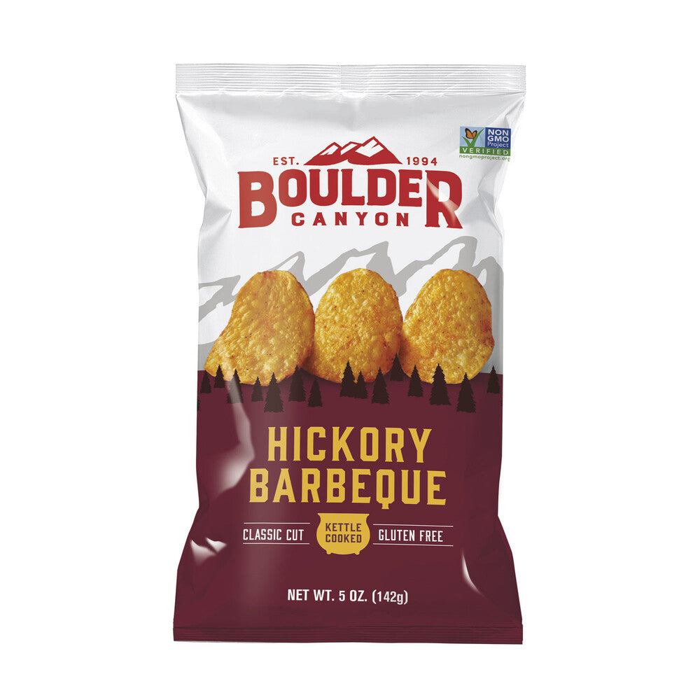 Boulder Canyon Hickory Barbeque Chips - 142g