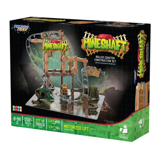 Techno Trax Mineshaft Rollercoaster Motorised Stem Building Set 601273