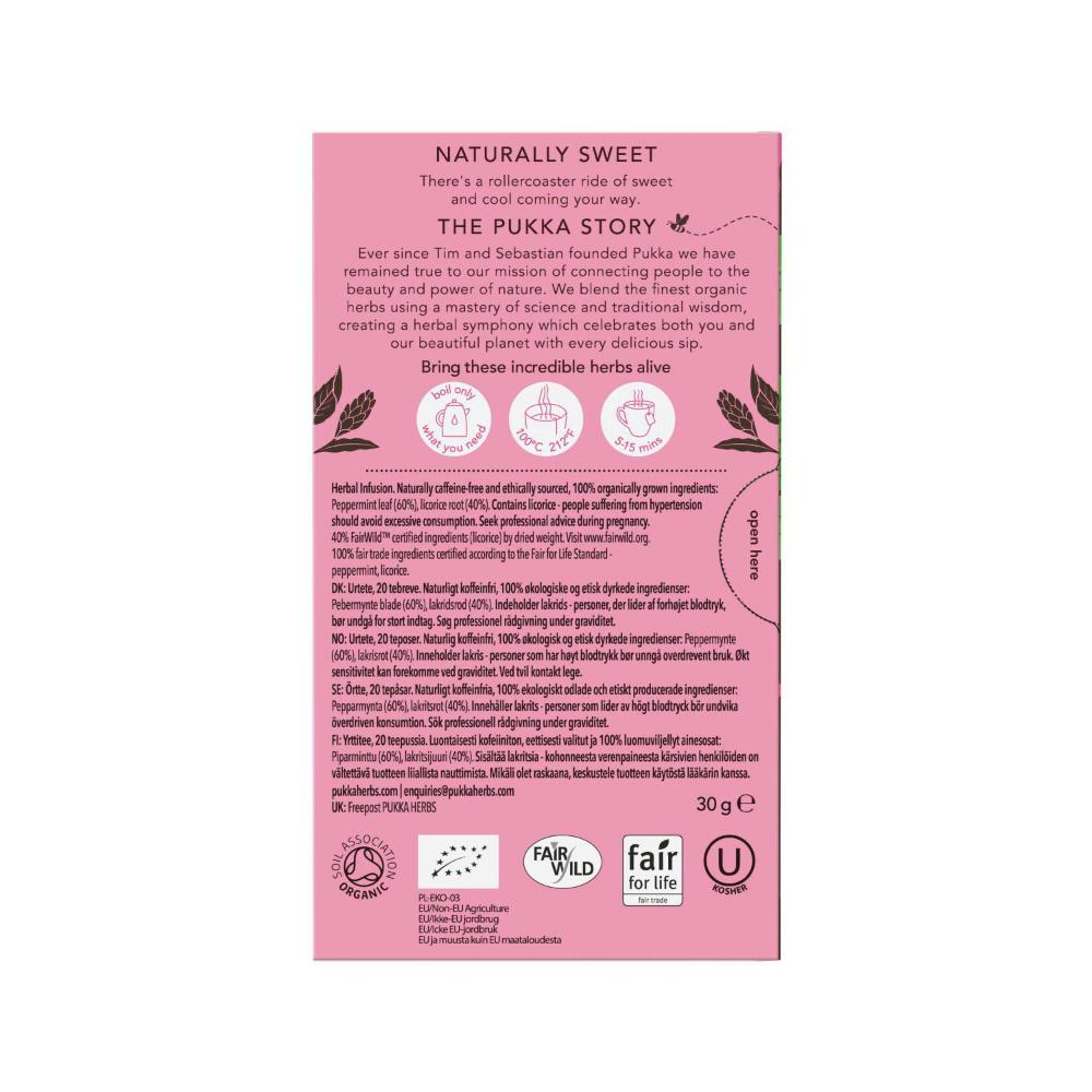 Pukka Tea Peppermint & Licorice - 20 pack