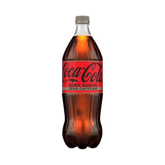 Coca-Cola Zero Sugar Caffeine Free Soft Drink Bottle - 1.25L