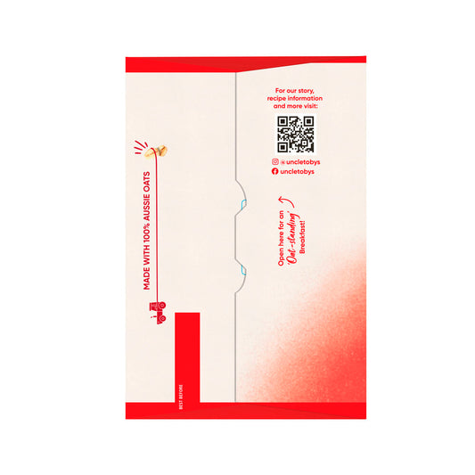 Une Tobys Oats Quick Sachets Breakfast Cereal Original - 680g