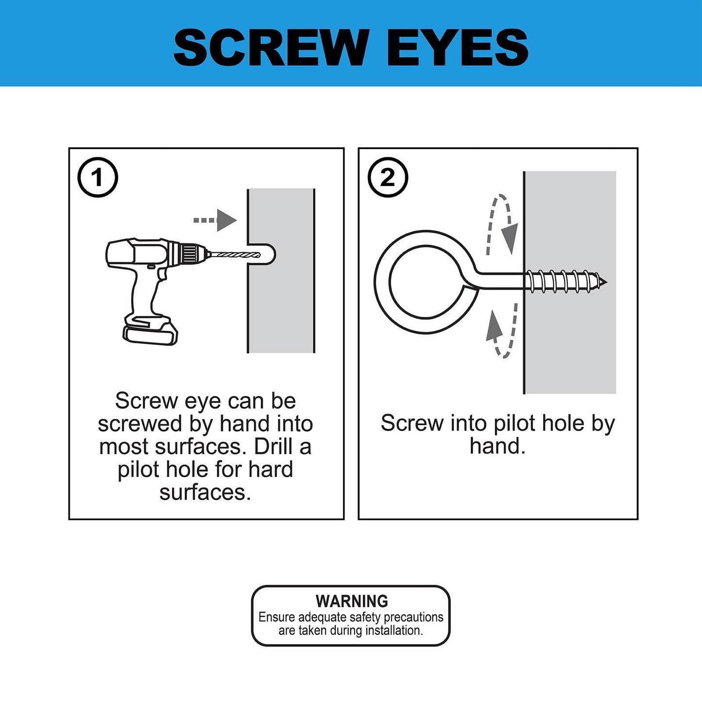Everhang Screw Eye - 7mm - 25 Pack