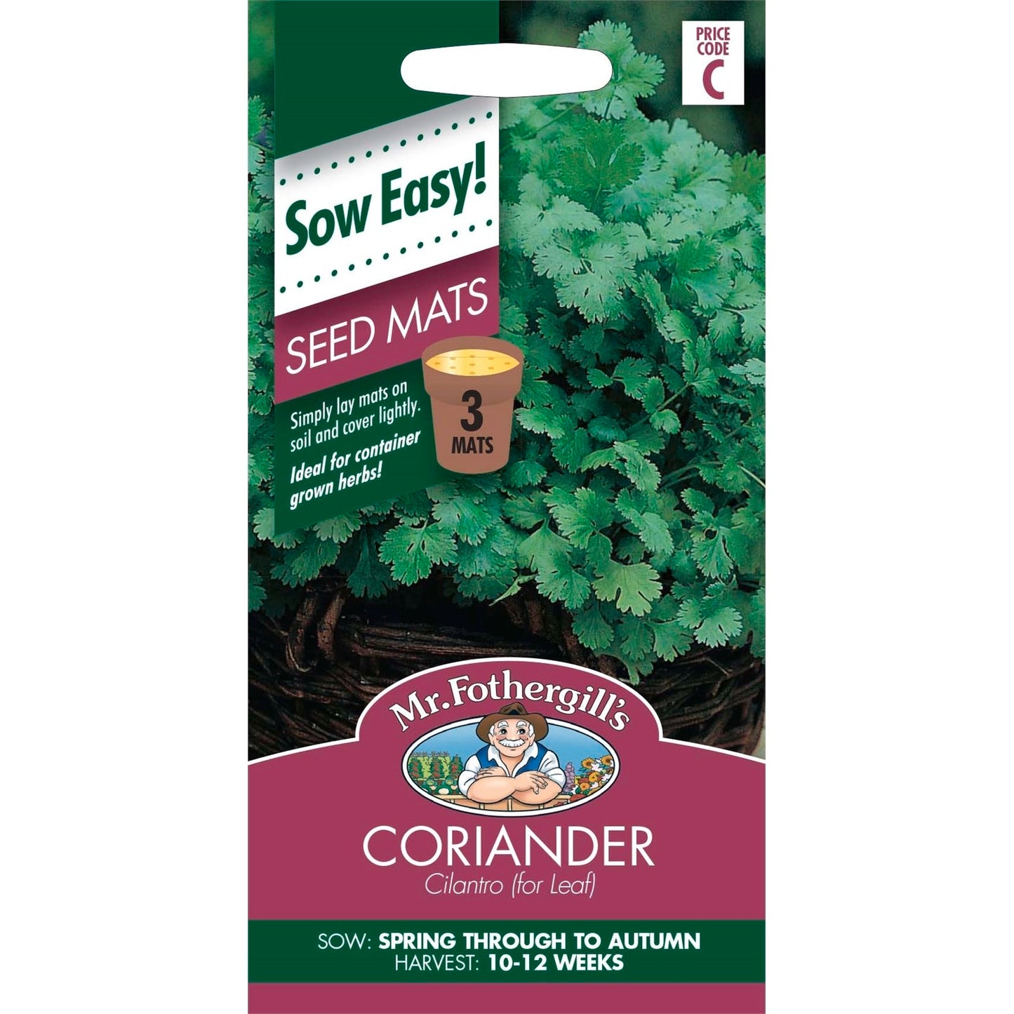 Mr Fothergill Coriander Seed Mat