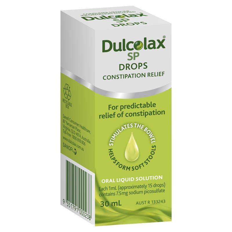 Dulcolax Laxatives Liquid SP Drops for Constipation Relief 30mL