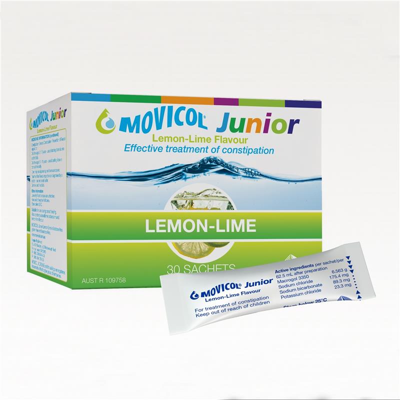 Movicol Junior Lemon Lime 30 Sachets
