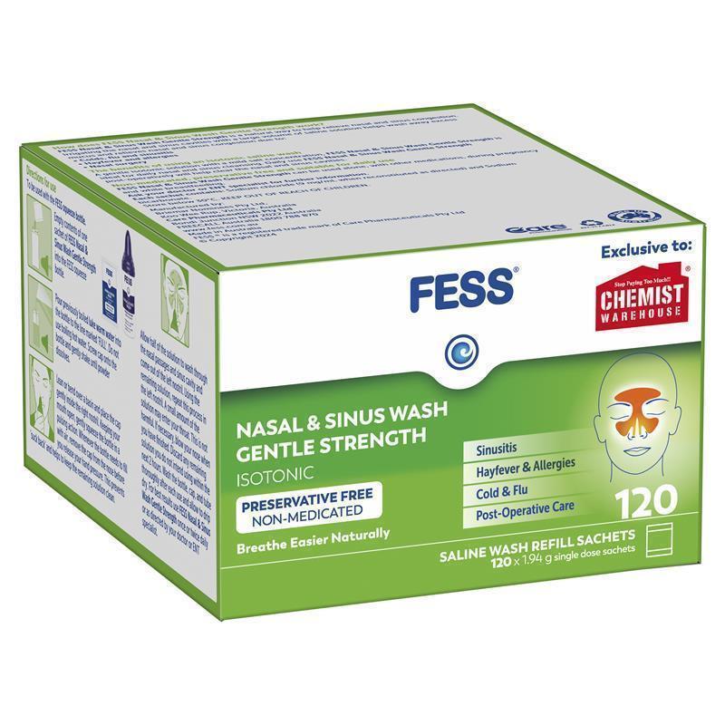 Fess Nasal & Sinus Wash 120 Sachets