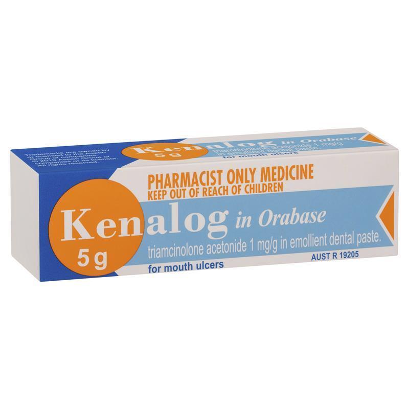 Kenalog in Orabase for Mouth Ulcers 5g - Triamcinolone (S3)