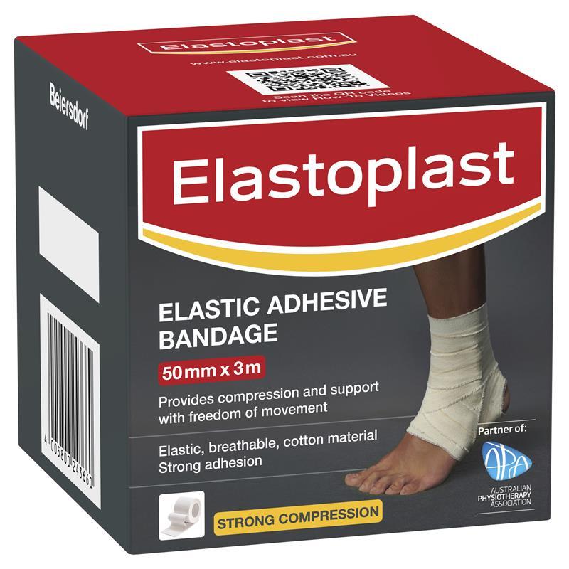 Elastoplast Sport Elastic Adhesive Bandage 50mmX3m Roll