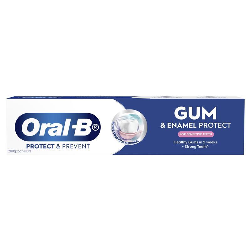Oral B Toothpaste Gum & Enamel Protect & Prevent Sensitive 200g