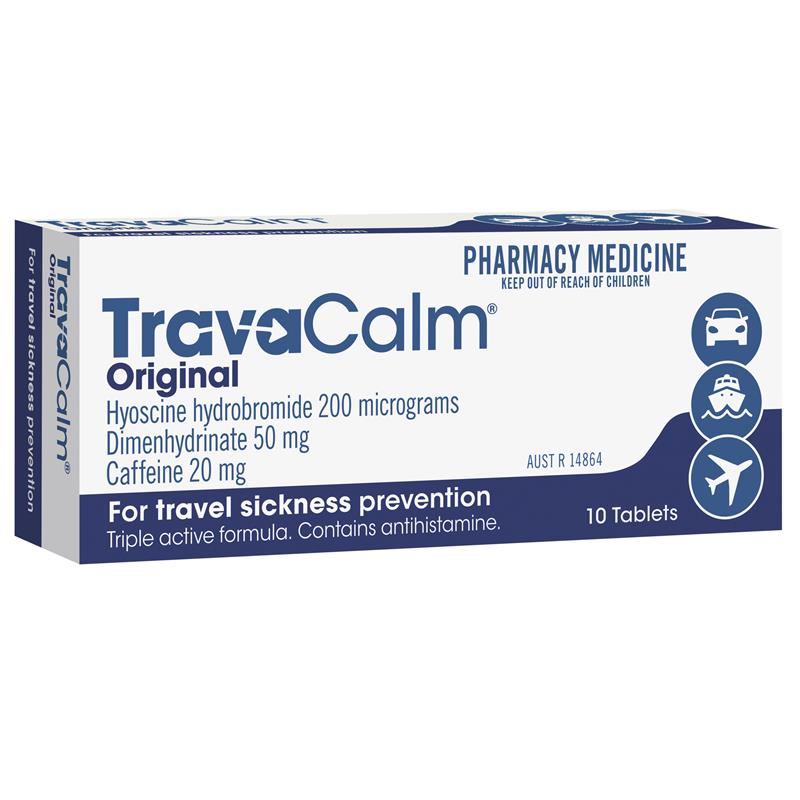 Travacalm Travel Sickness Original 10 Tablets