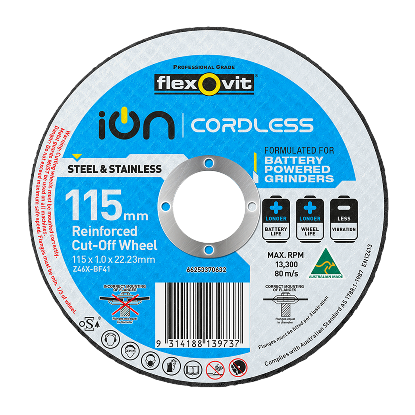 Flexovit Cut Off Wheel - 115mm