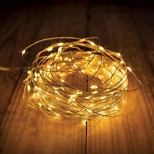Lytworx Warm White Solar Micro LED Wire Lights - 250 Pack - 24.9m