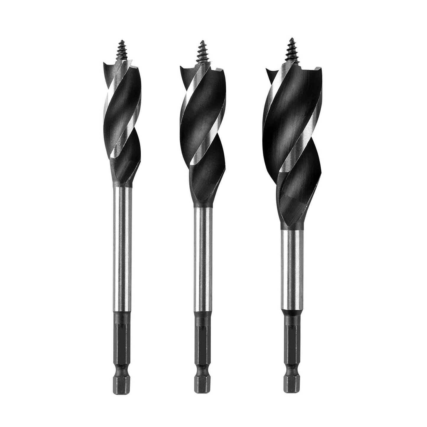 Full Boar Auger Bits - 16,20,25mm - 3 Pack
