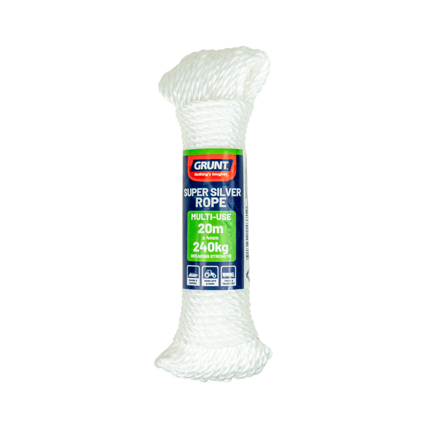 Grunt Supersilver Rope - 4mm x 20m