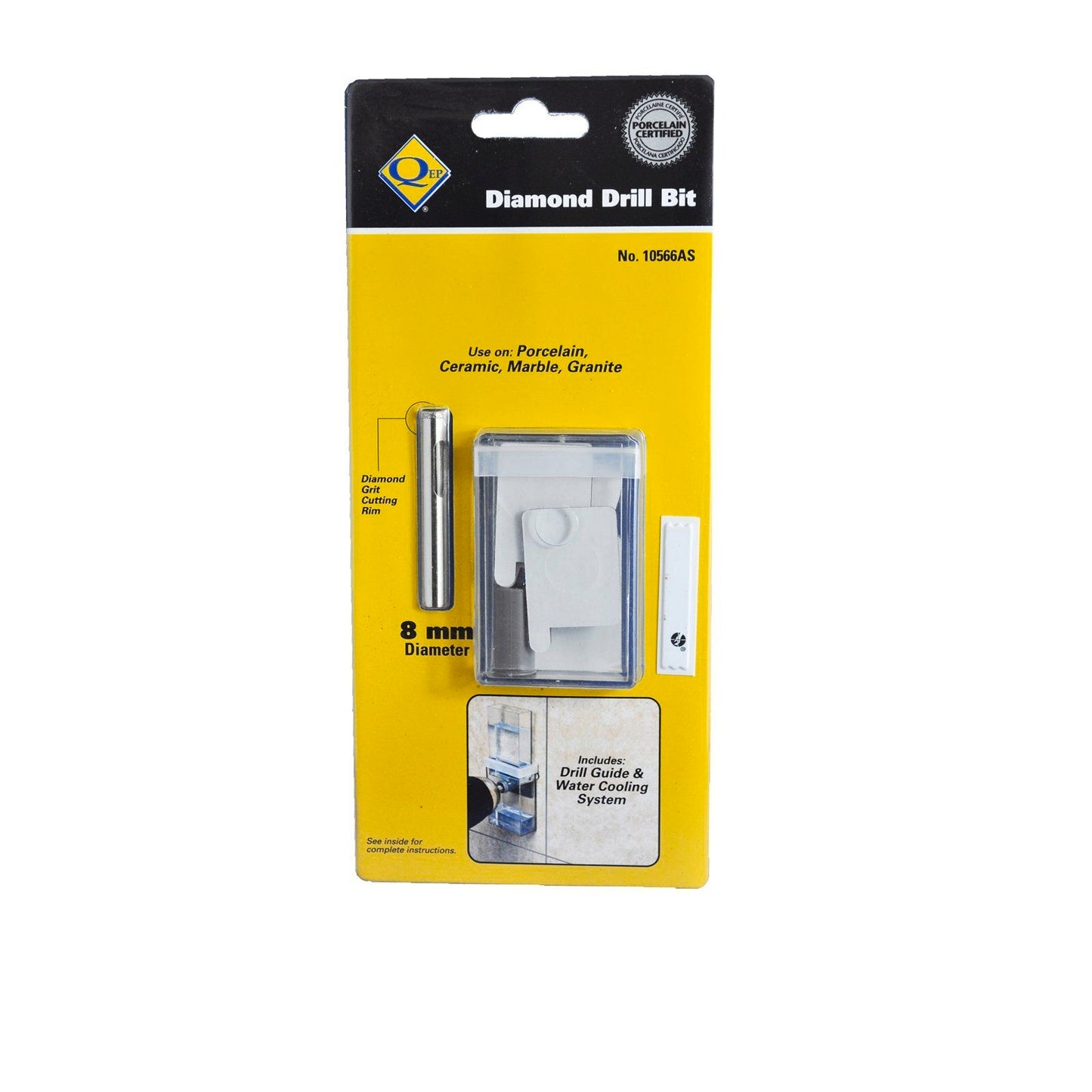 QEP Diamond Tile Drill Bit - 8mm