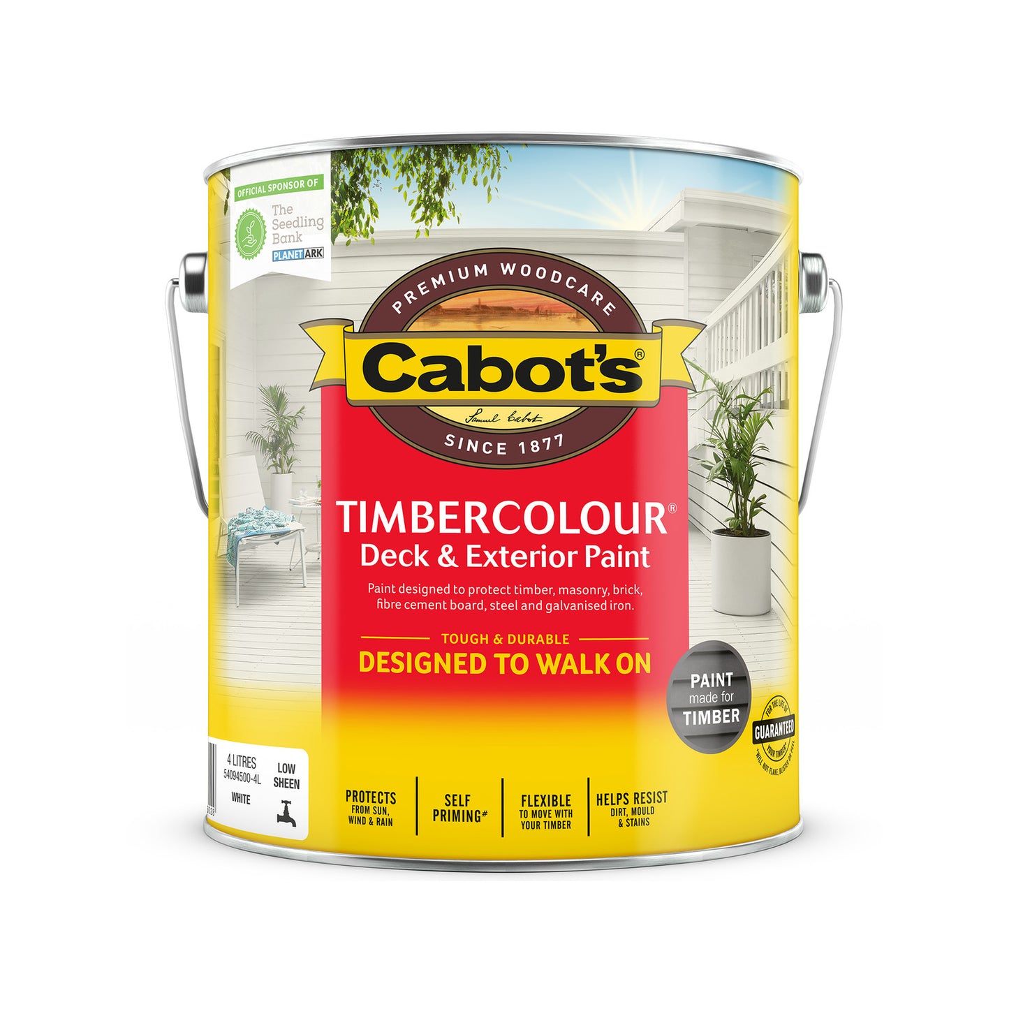 Cabot Timbercolour Deck Paint - 4L
