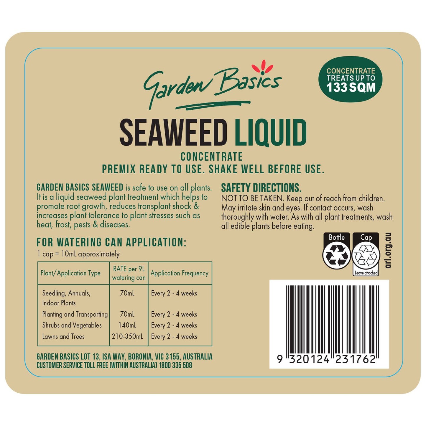 Garden Basics Seaweed Liquid - 2L