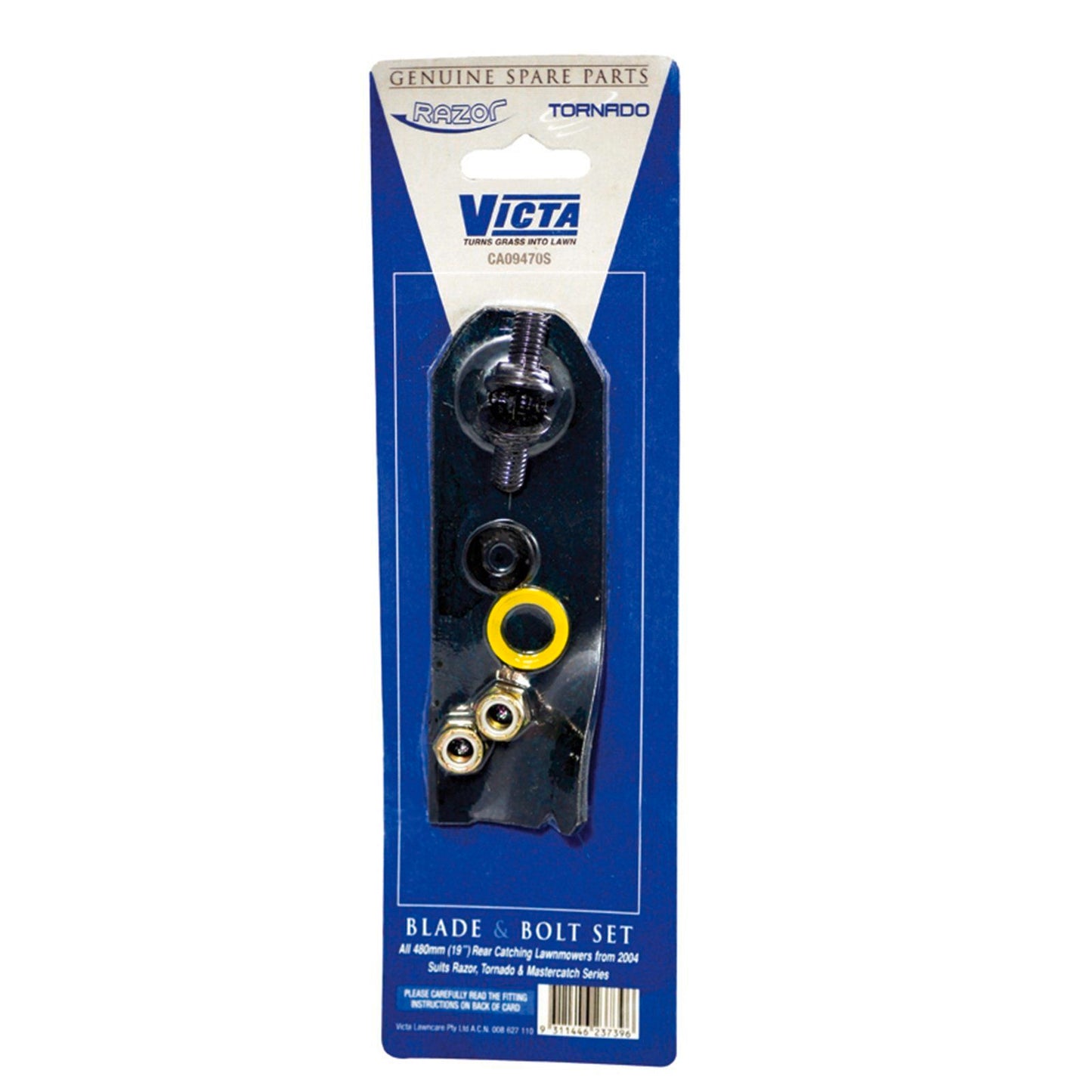 Victa Mower Swing Blade Bolt Set - 19"