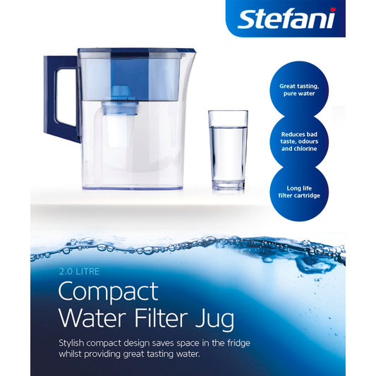Stefani Water Filter Jug - 2L