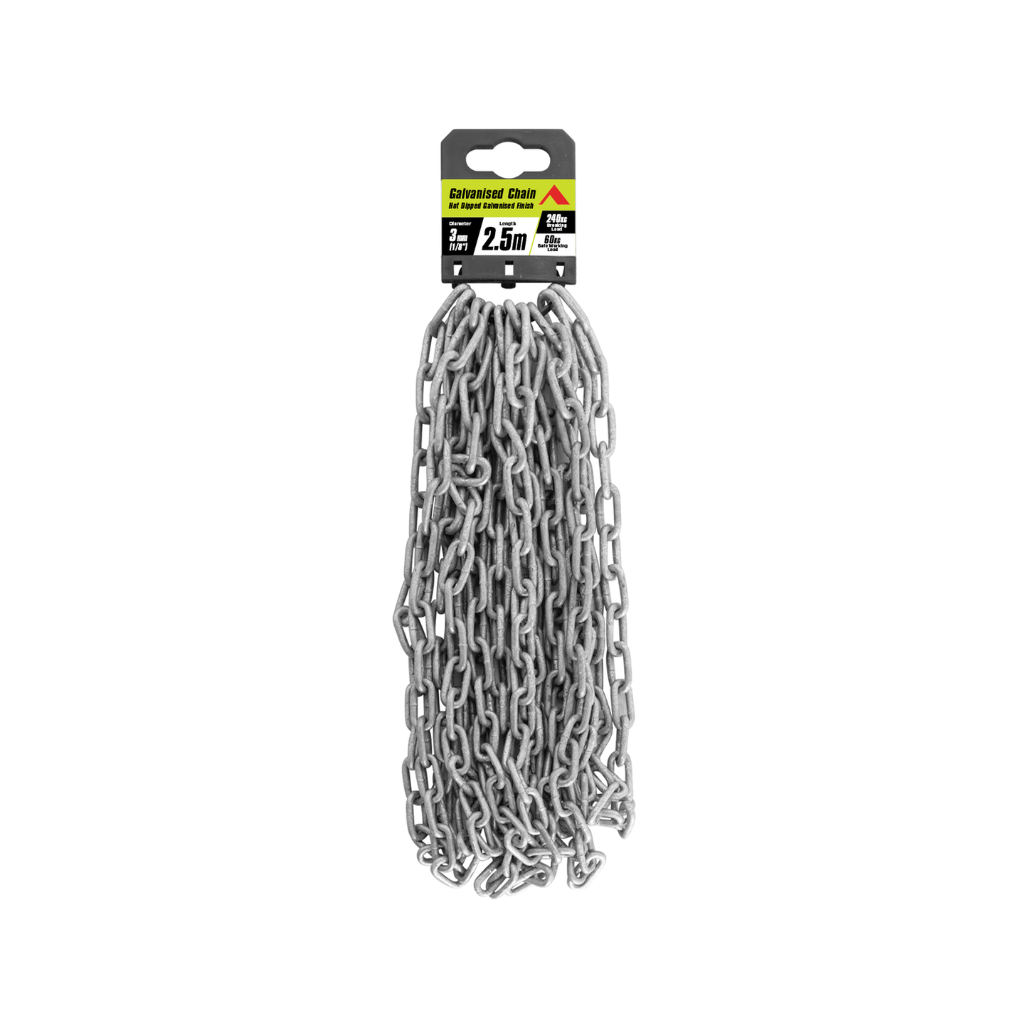 Pinnacle Galvanised Chain - 3mm x 2.5m