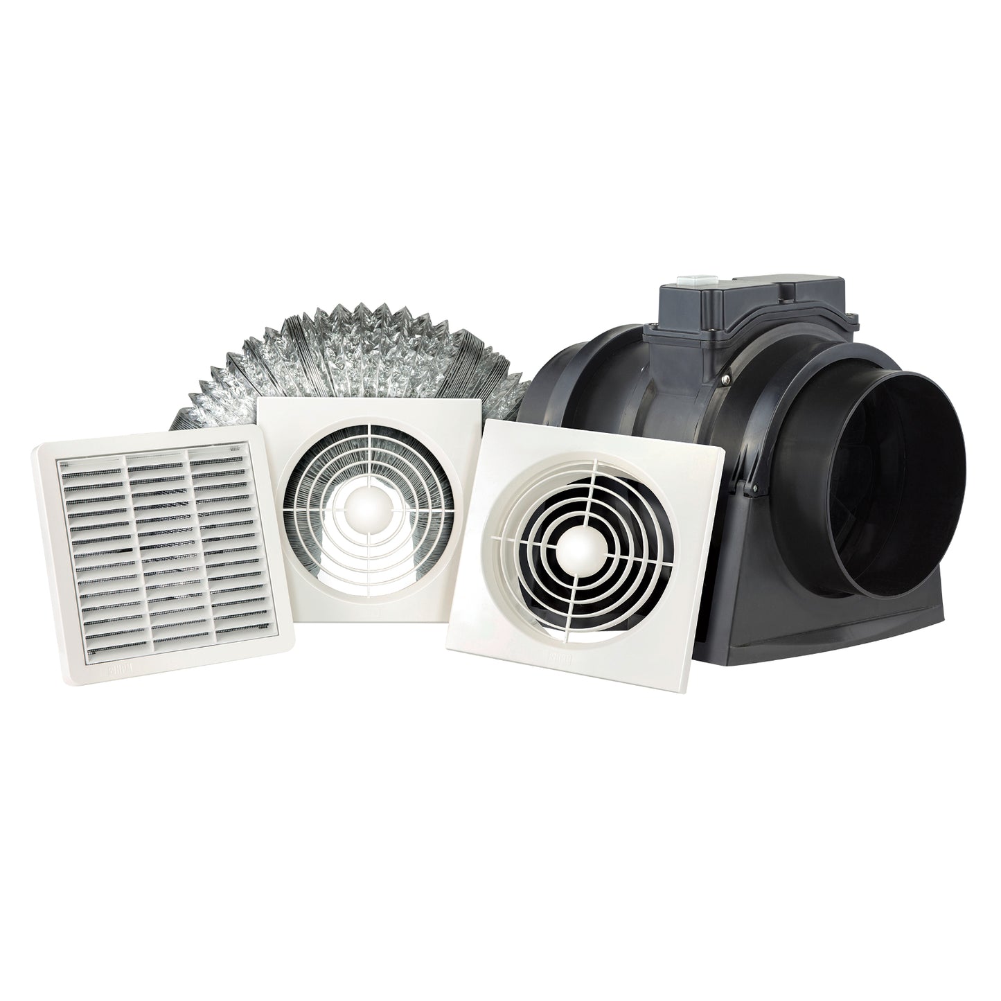 Hpm Inline Exhaust Fan Kit - 150mm