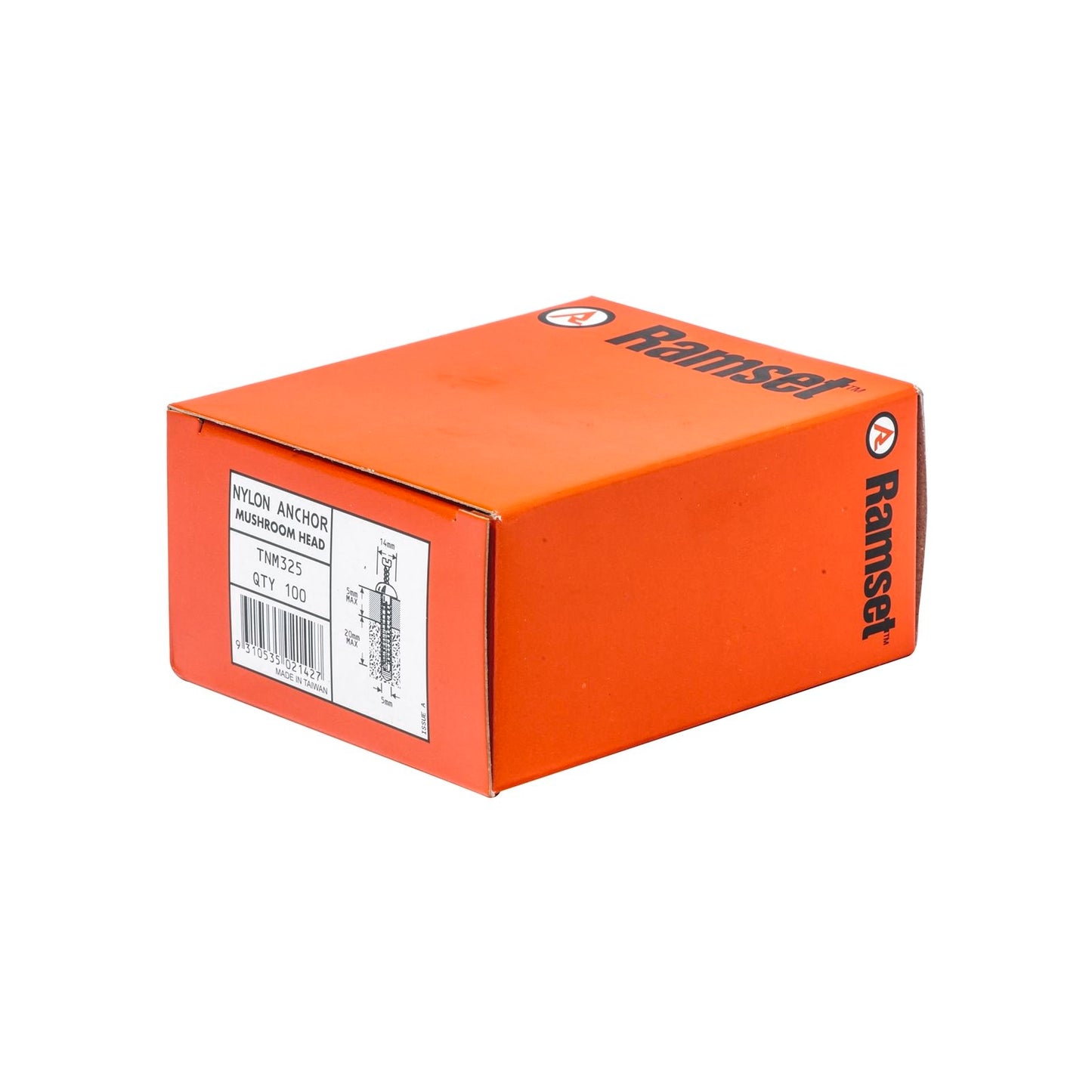 Ramset Nylon Anchor - 5 x 25mm - 100 Pack