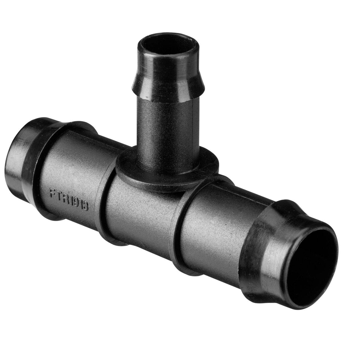 Toro 19mm Tee x 13mm Barbed Reducing Joiner Polypropylene UV Stabilised