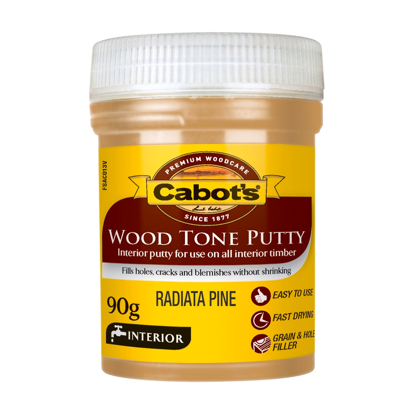 Cabot Wood Tone Putty - 90g